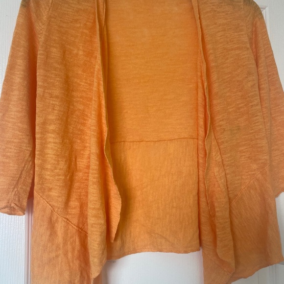 Alfani Womens Linen Drapey Cardigan Sweater - Picture 3 of 7